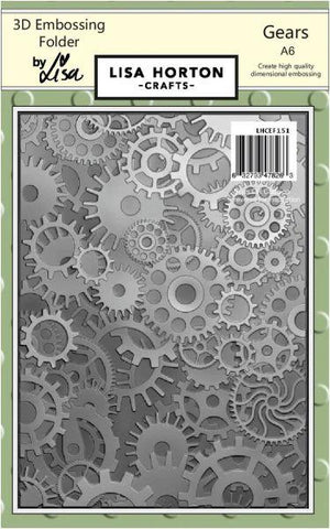 Gears - 3D Embossing Folder